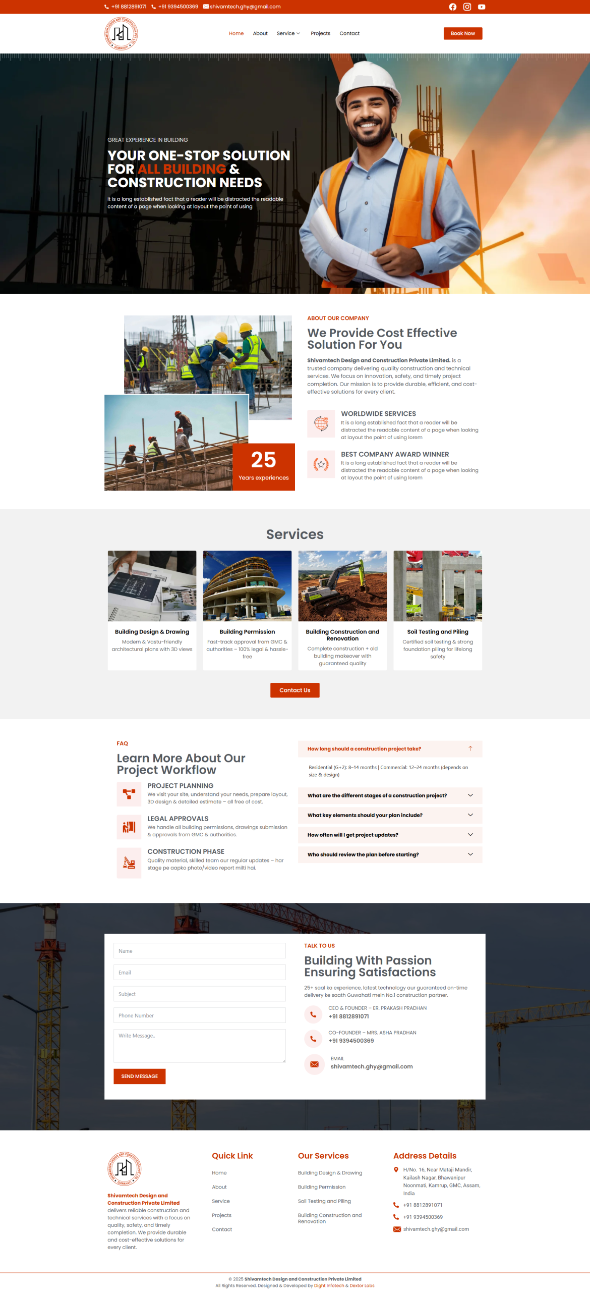 Shivamtech Design website
