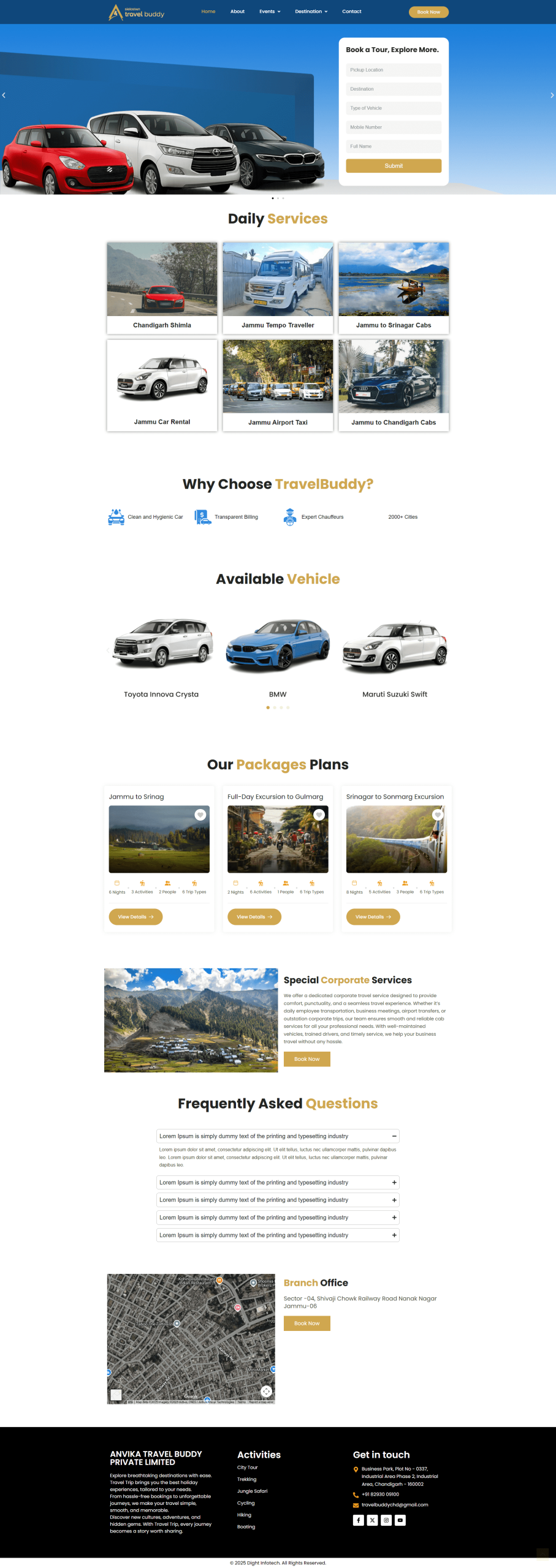 My Travel Buddy website